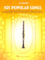 101 Popular Songs Clarinet Book cover Thumbnail